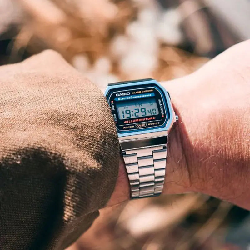 ZEGAREK UNISEX CASIO A168WA-1W - VINTAGE + BOX ZEGAREK UNISEX CASIO A168WA-1W - VINTAGE + BOX - Lorence 971850436713