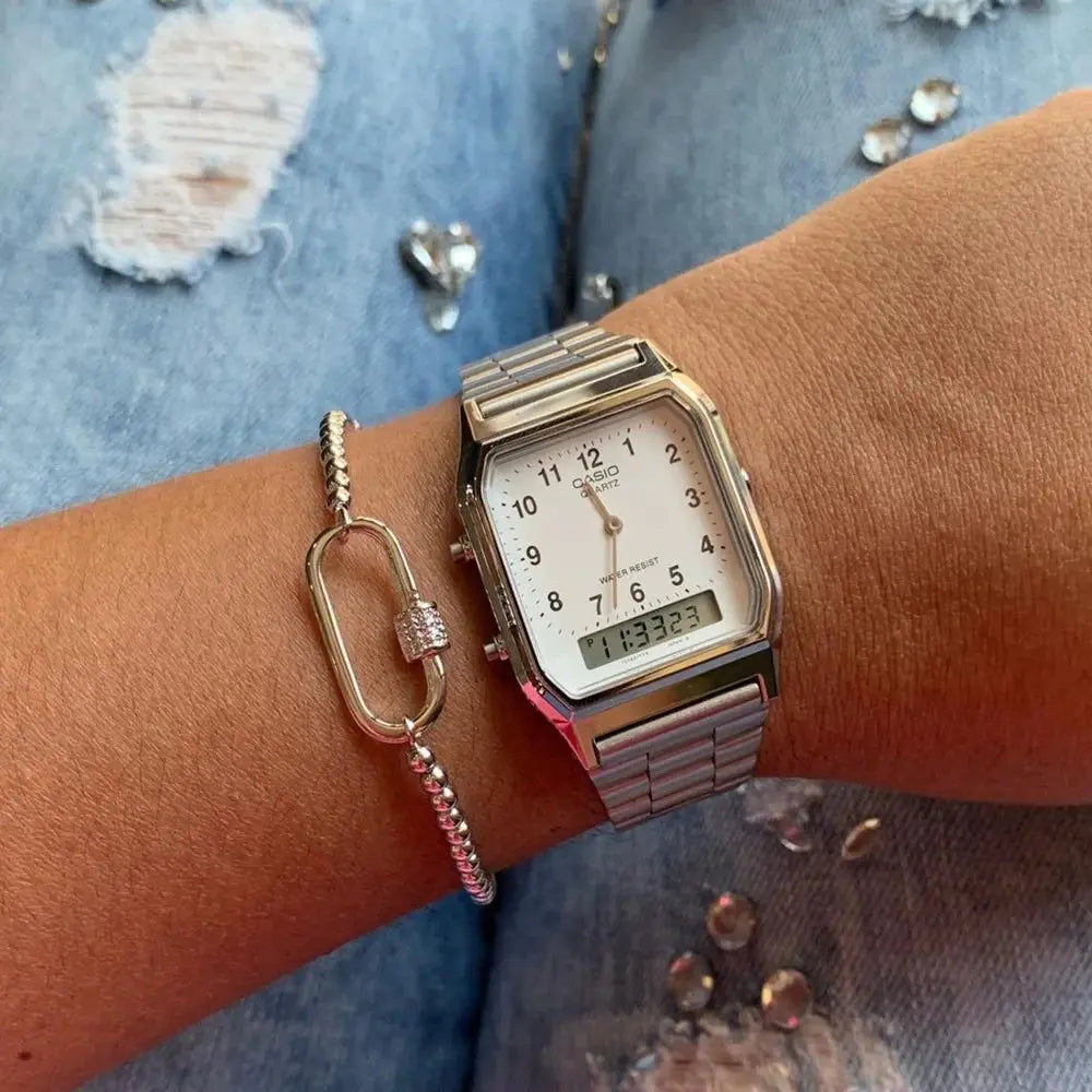Zegarek Unisex Casio Collection AQ-230A-7B + BOX Zegarek Unisex Casio Collection AQ-230A-7B + BOX - Lorence 4971850437604
