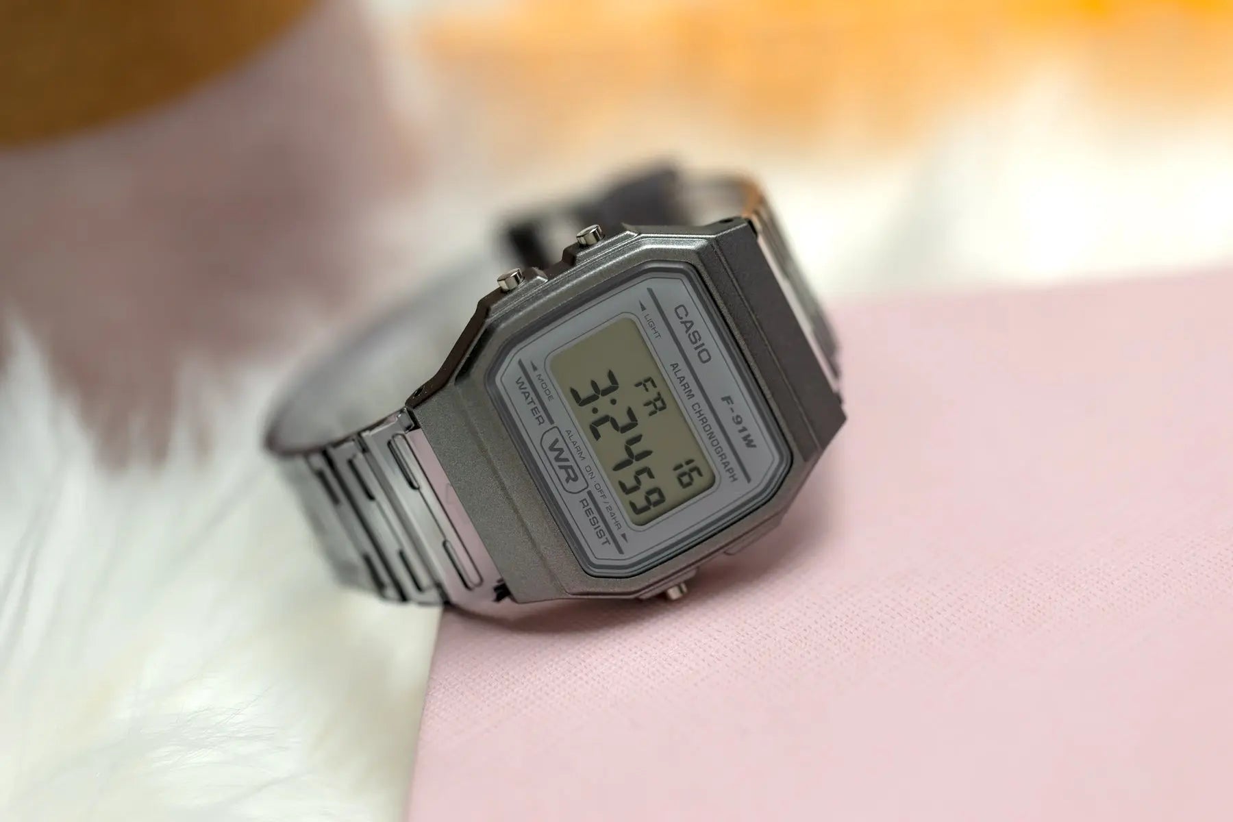 Zegarek Unisex Casio Retro Vintage F-91WS-8DF(zd648d) Zegarek Unisex Casio Retro Vintage F-91WS-8DF(zd648d) - Lorence 4549526261152