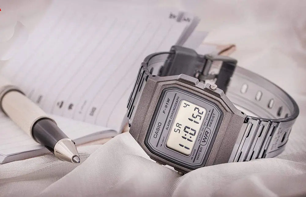 Zegarek Unisex Casio Retro Vintage F-91WS-8DF(zd648d) Zegarek Unisex Casio Retro Vintage F-91WS-8DF(zd648d) - Lorence 4549526261152