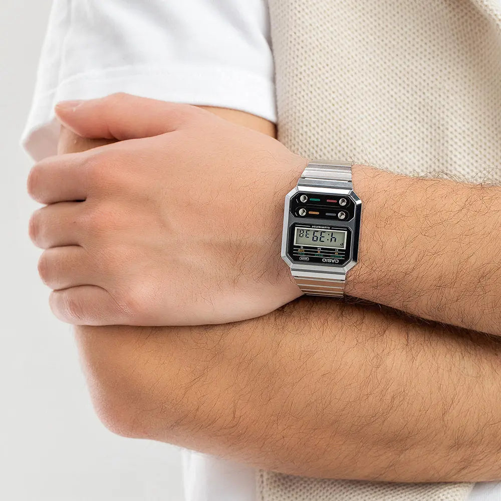 ZEGAREK UNISEX CASIO VINTAGE A100WE-1AEF (zd167a) + BOX ZEGAREK UNISEX CASIO VINTAGE A100WE-1AEF (zd167a) + BOX - Lorence 4549526305917