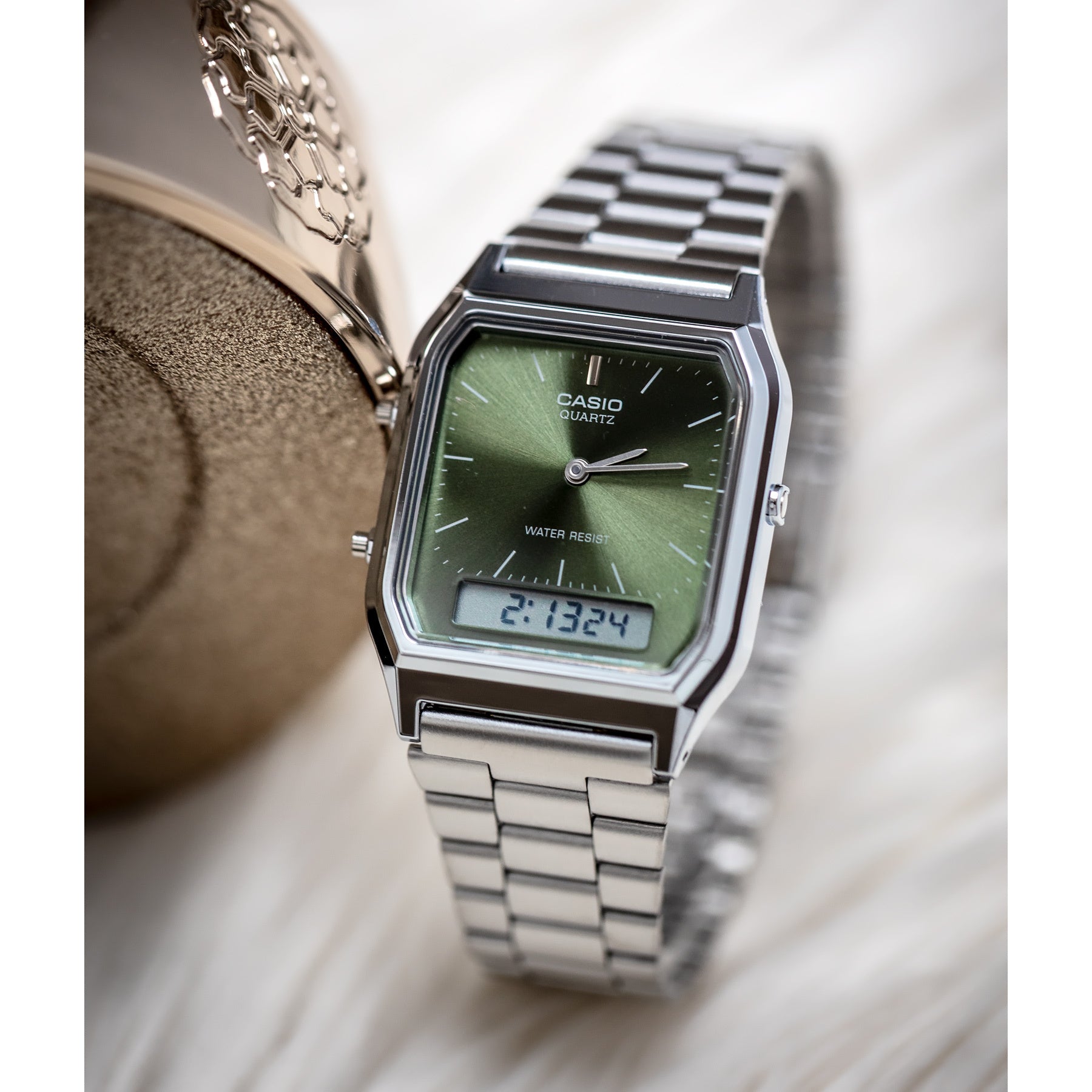 ZEGAREK UNISEX CASIO Vintage  AQ-230A-3AMQYDF + BOX ZEGAREK UNISEX CASIO Vintage  AQ-230A-3AMQYDF + BOX - Lorence 4549526390579