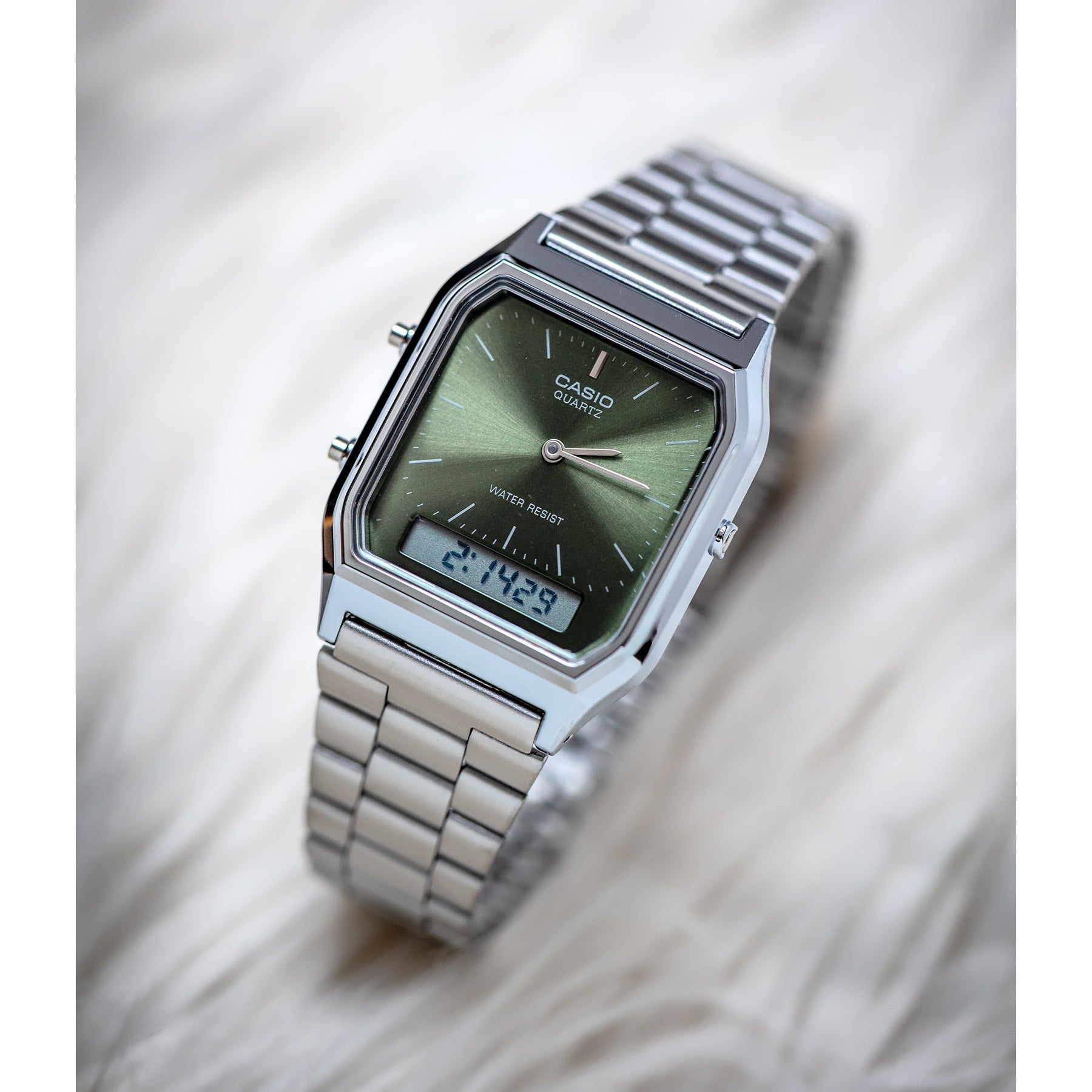 ZEGAREK UNISEX CASIO Vintage  AQ-230A-3AMQYDF + BOX ZEGAREK UNISEX CASIO Vintage  AQ-230A-3AMQYDF + BOX - Lorence 4549526390579
