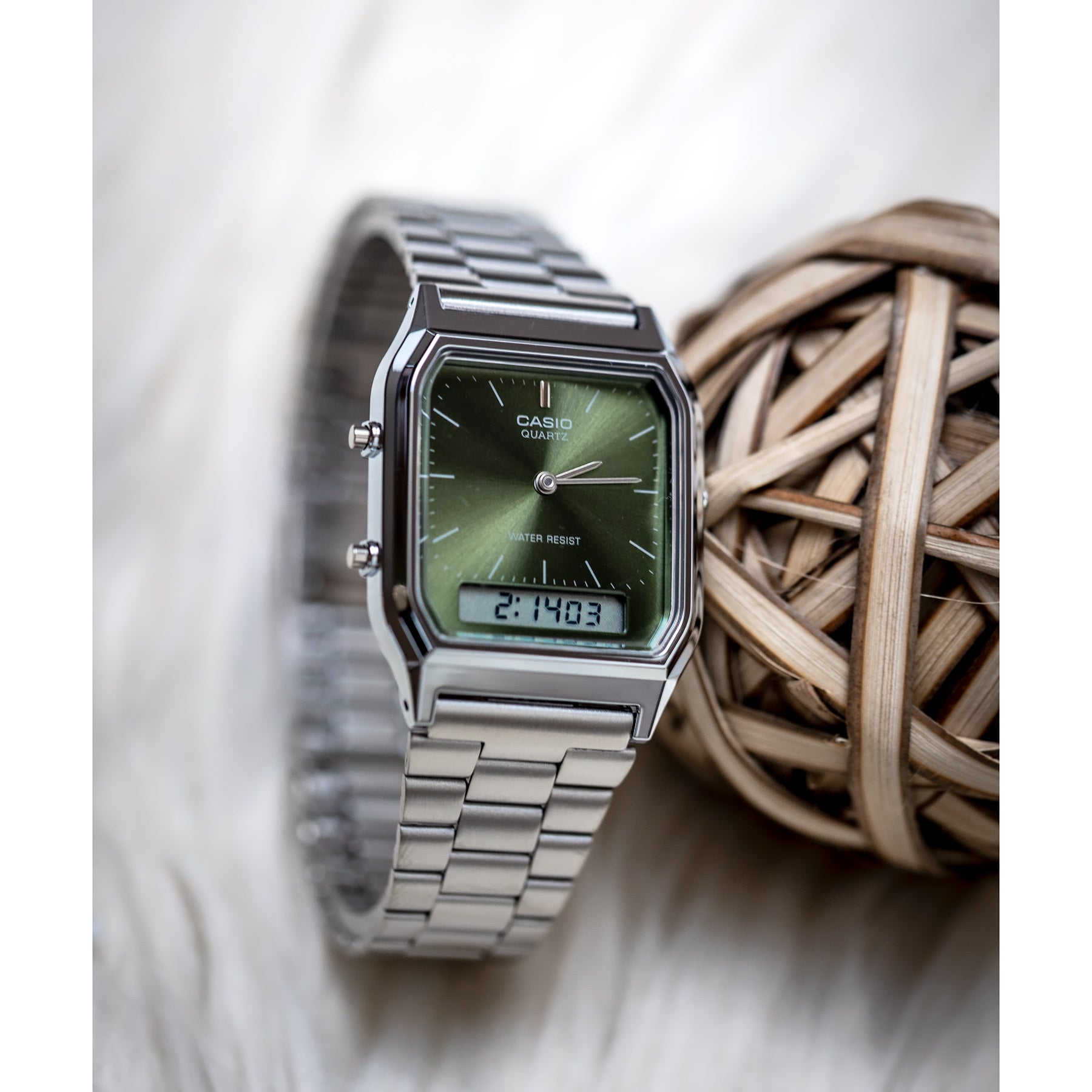 ZEGAREK UNISEX CASIO Vintage  AQ-230A-3AMQYDF + BOX ZEGAREK UNISEX CASIO Vintage  AQ-230A-3AMQYDF + BOX - Lorence 4549526390579