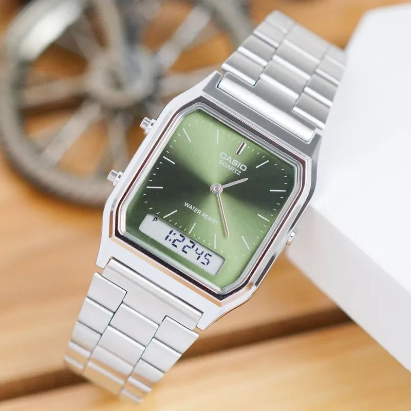 ZEGAREK UNISEX CASIO Vintage  AQ-230A-3AMQYDF + BOX ZEGAREK UNISEX CASIO Vintage  AQ-230A-3AMQYDF + BOX - Lorence 4549526390579