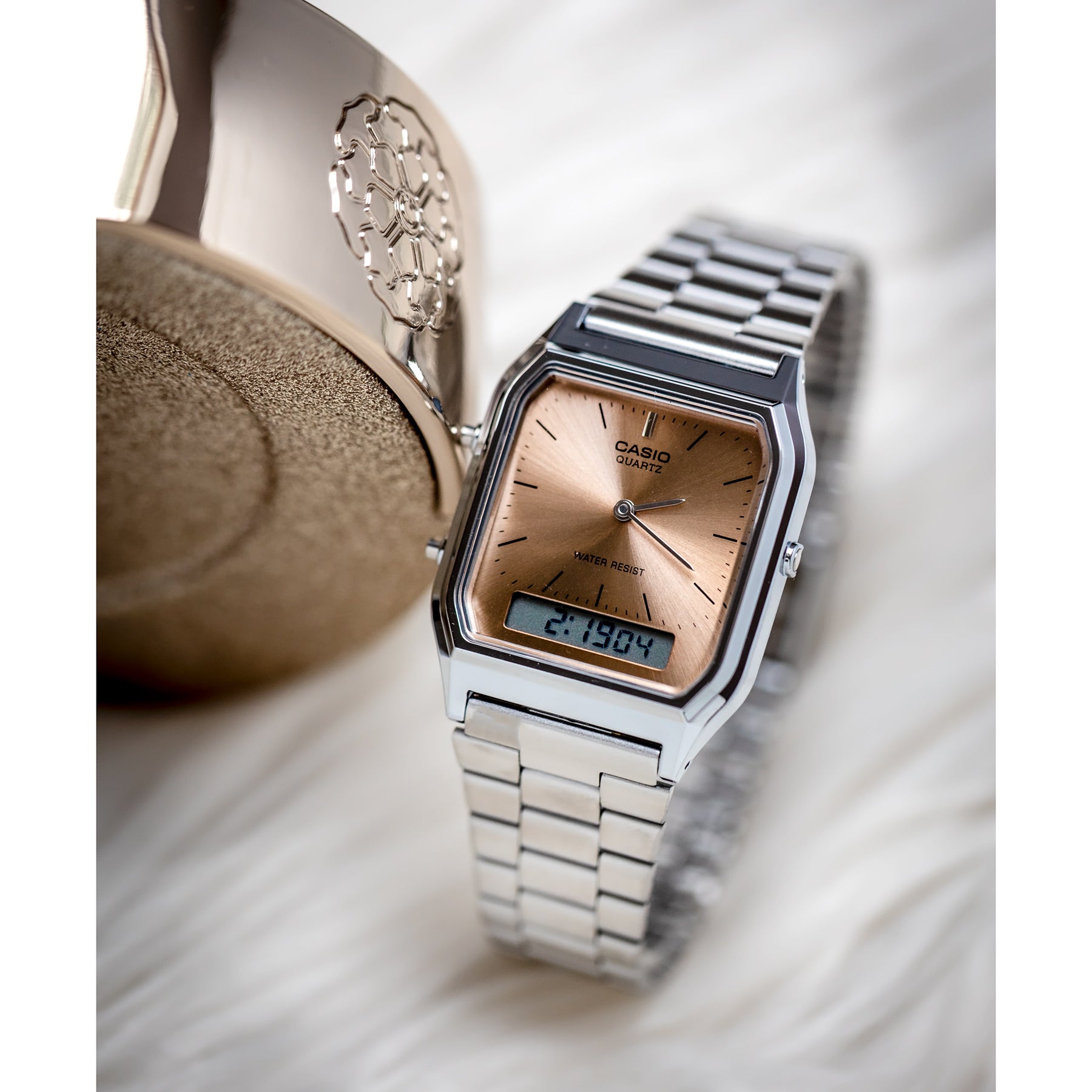 ZEGAREK UNISEX CASIO Vintage  AQ-230A-4AMQYDF + BOX ZEGAREK UNISEX CASIO Vintage  AQ-230A-4AMQYDF + BOX - Lorence 4549526390616