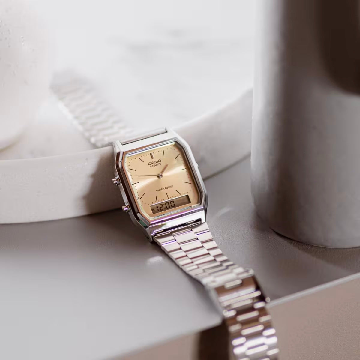 ZEGAREK UNISEX CASIO Vintage  AQ-230A-4AMQYDF + BOX ZEGAREK UNISEX CASIO Vintage  AQ-230A-4AMQYDF + BOX - Lorence 4549526390616