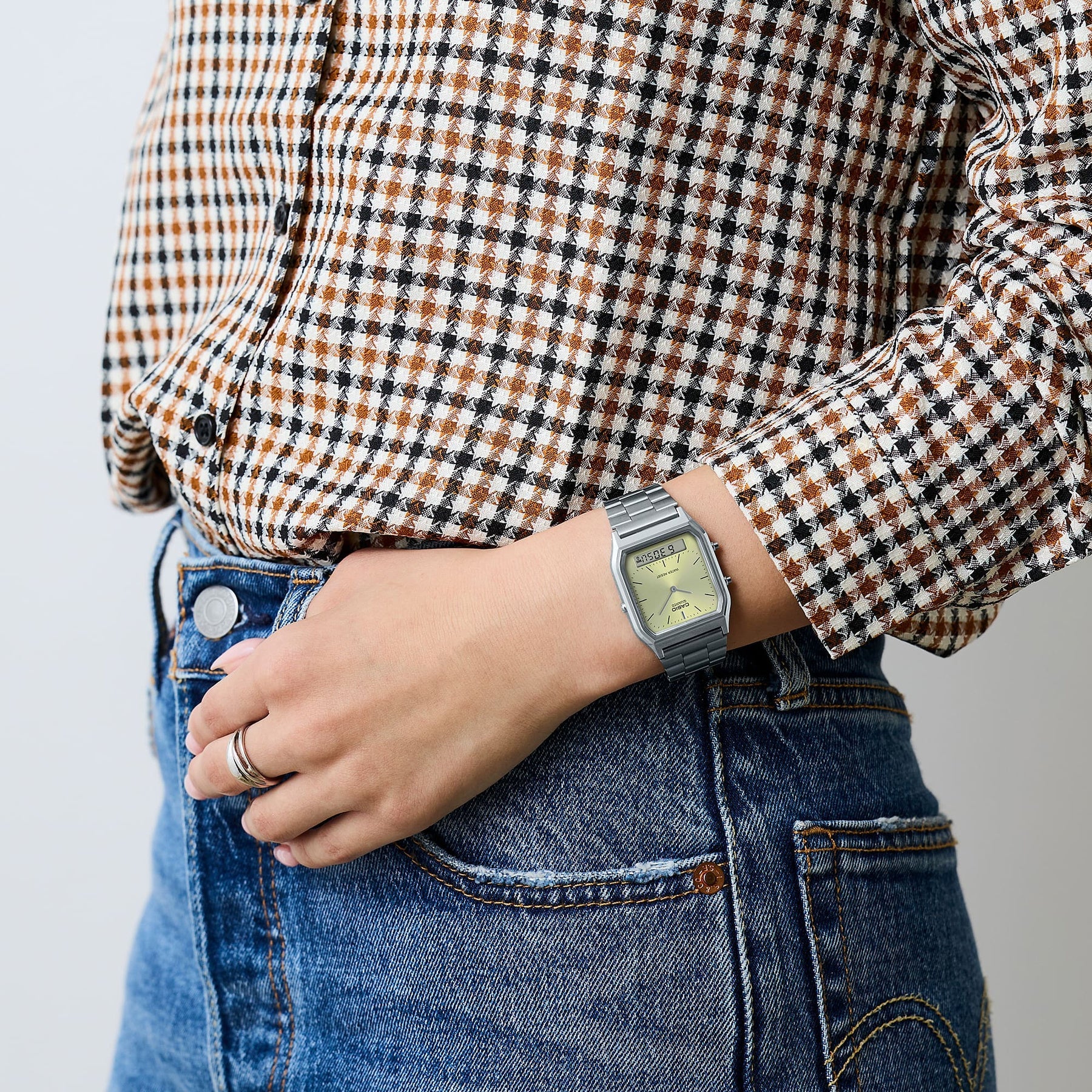 ZEGAREK UNISEX CASIO Vintage  AQ-230A-9AMQYDF + BOX ZEGAREK UNISEX CASIO Vintage  AQ-230A-9AMQYDF + BOX - Lorence 4549526390654