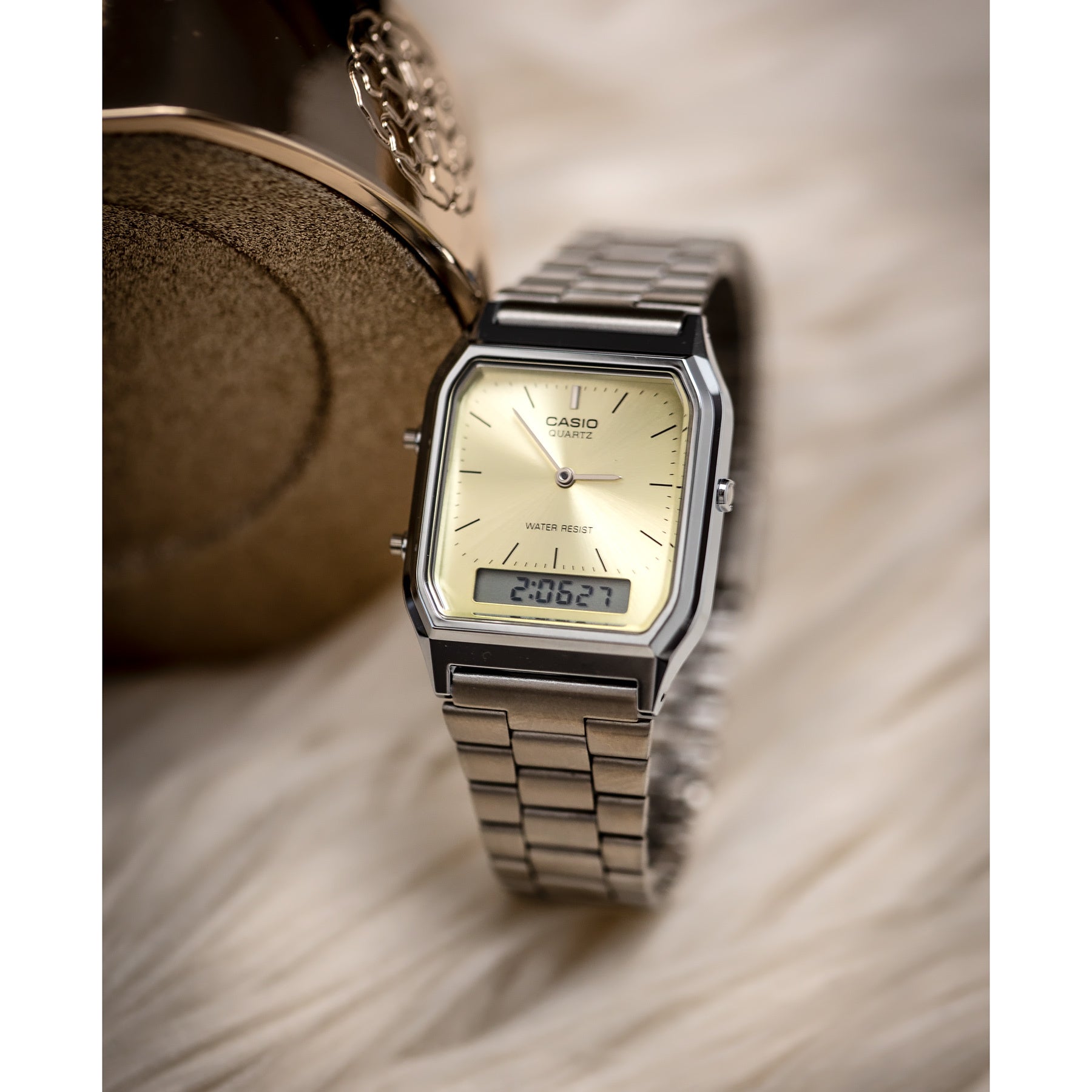 ZEGAREK UNISEX CASIO Vintage  AQ-230A-9AMQYDF + BOX ZEGAREK UNISEX CASIO Vintage  AQ-230A-9AMQYDF + BOX - Lorence 4549526390654