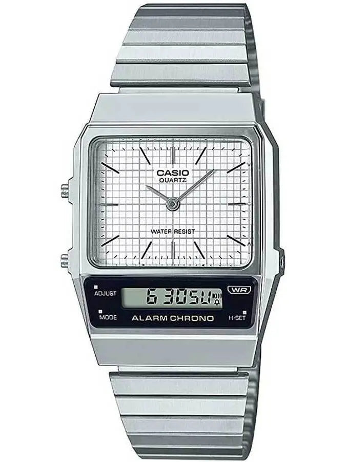ZEGAREK UNISEX CASIO Vintage Dual Time AQ-800E-7A + BOX ZEGAREK UNISEX CASIO Vintage Dual Time AQ-800E-7A + BOX - Lorence 4549526326448
