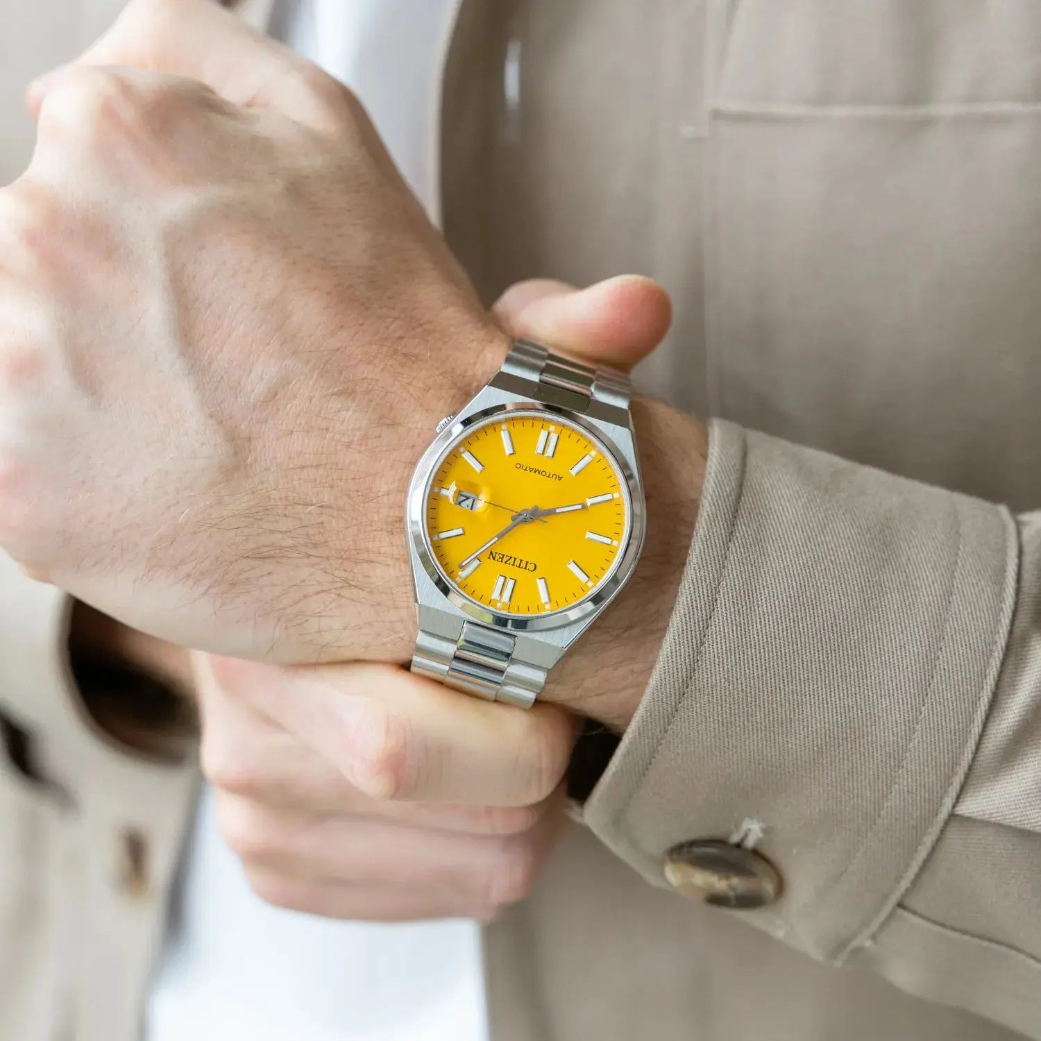 ZEGAREK MĘSKI CITIZEN Tsuyosa NJ0150-81Z - AUTOMAT SZAFIR ZEGAREK MĘSKI CITIZEN Tsuyosa NJ0150-81Z - AUTOMAT SZAFIR - Lorence 4974374308078
