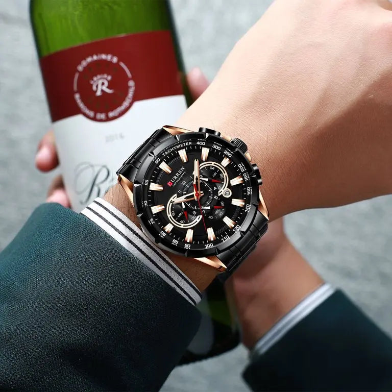 ZEGAREK MĘSKI CURREN 8363 (zc018c) - CHRONOGRAF ZEGAREK MĘSKI CURREN 8363 (zc018c) - CHRONOGRAF - Lorence 5903981747641