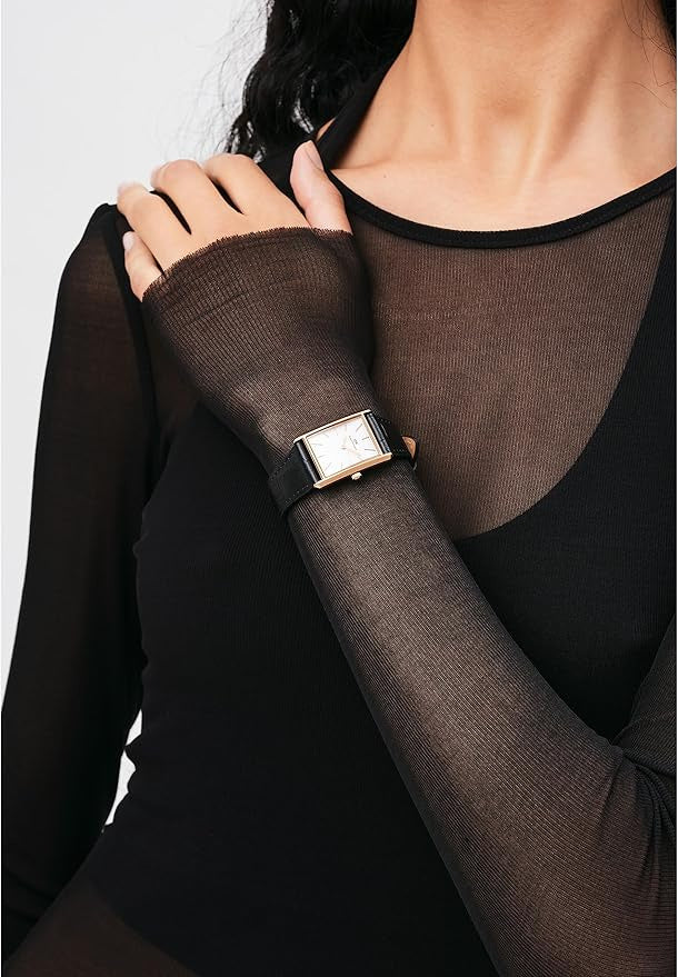ZEGAREK DAMSKI DANIEL WELLINGTON Bound Black Crocodile Rose Gold 24mm DW00100698 + BOX ZEGAREK DAMSKI DANIEL WELLINGTON Bound Black Crocodile Rose Gold 24mm  7315030055634