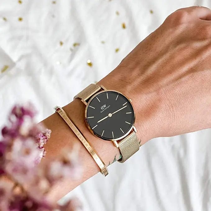 Zegarek Damski Daniel Wellington DW00100347 - Petite Evergold 32mm Zegarek Damski Daniel Wellington DW00100347 - Petite Evergold 32mm -  7315030013443