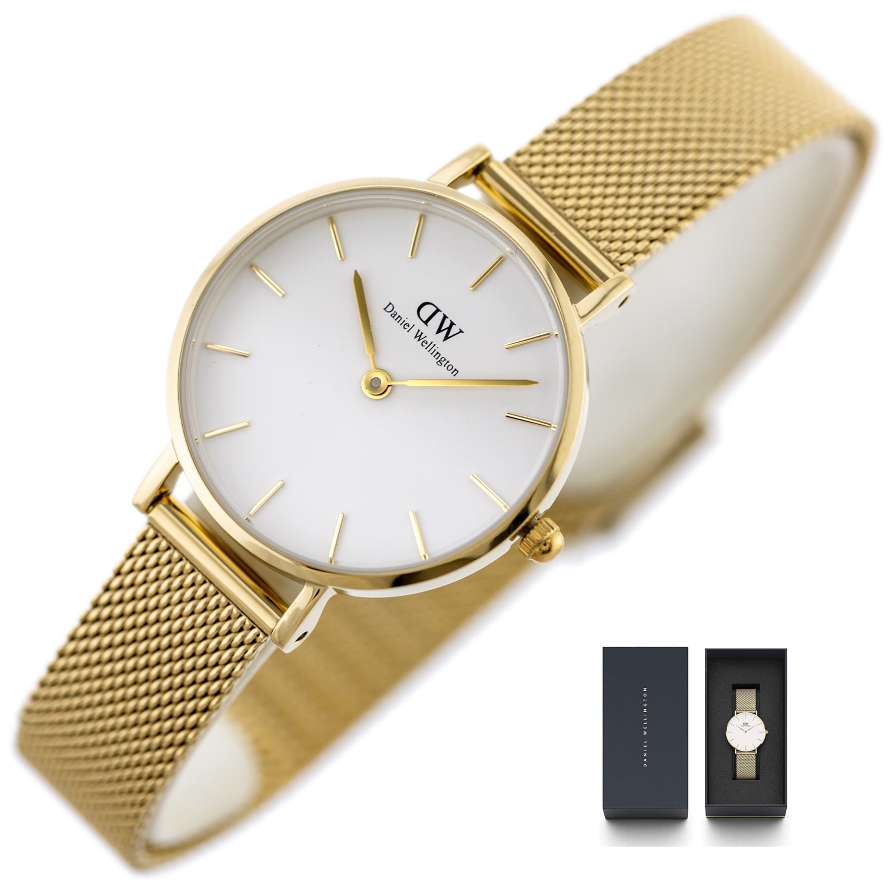 Daniel wellington ZEGAREK DAMSKI DANIEL WELLINGTON DW00100350  - Petite Evergold 28mm