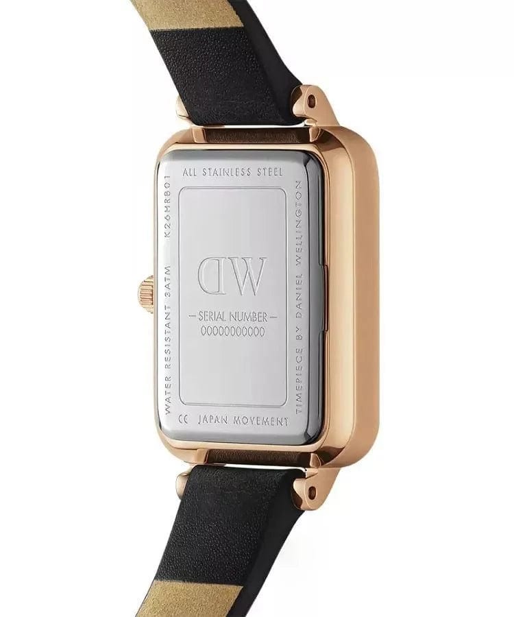 Daniel wellington ZEGAREK DAMSKI DANIEL WELLINGTON DW00100435 - Quadro Pressed Sheffield Rose Gold 20mm