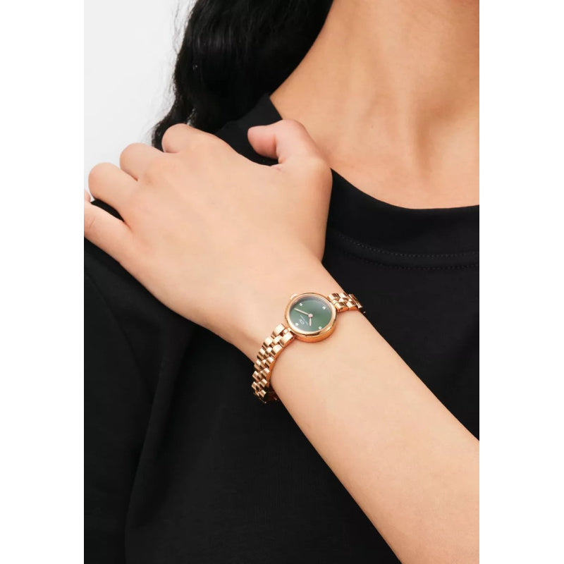 ZEGAREK DAMSKI DANIEL WELLINGTON Elan Lumine Malachite Rose Gold 22mm DW00100721 + BOX (zw522c) ZEGAREK DAMSKI DANIEL WELLINGTON Elan Lumine Malachite Rose Gold 22mm  7315030055863