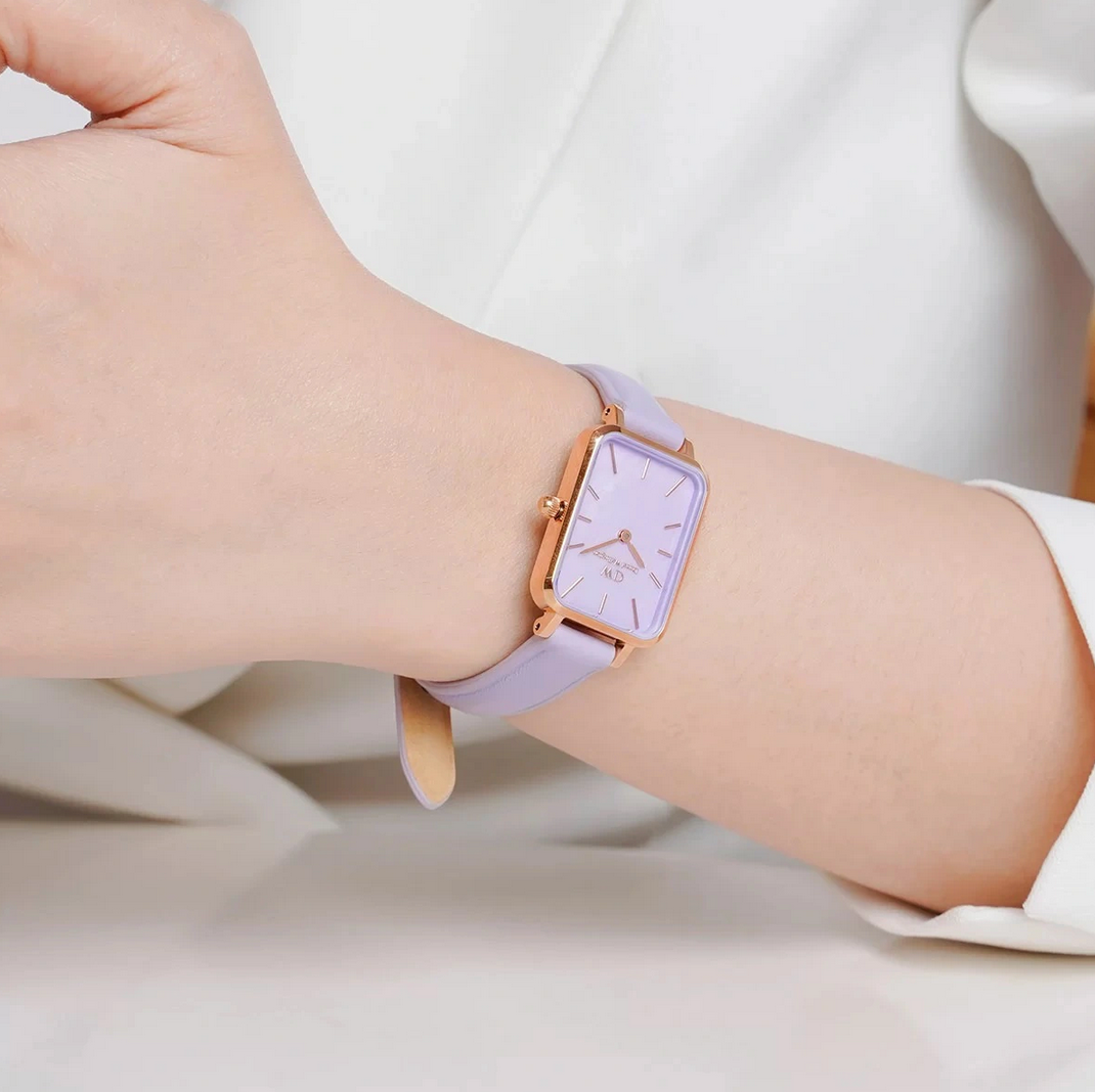 ZEGAREK DAMSKI DANIEL WELLINGTON Quadro Lavender Mop 20mm DW00100637 + BOX (zw521b) ZEGAREK DAMSKI DANIEL WELLINGTON Quadro Lavender Mop 20mm DW00100637 +  7315030048100