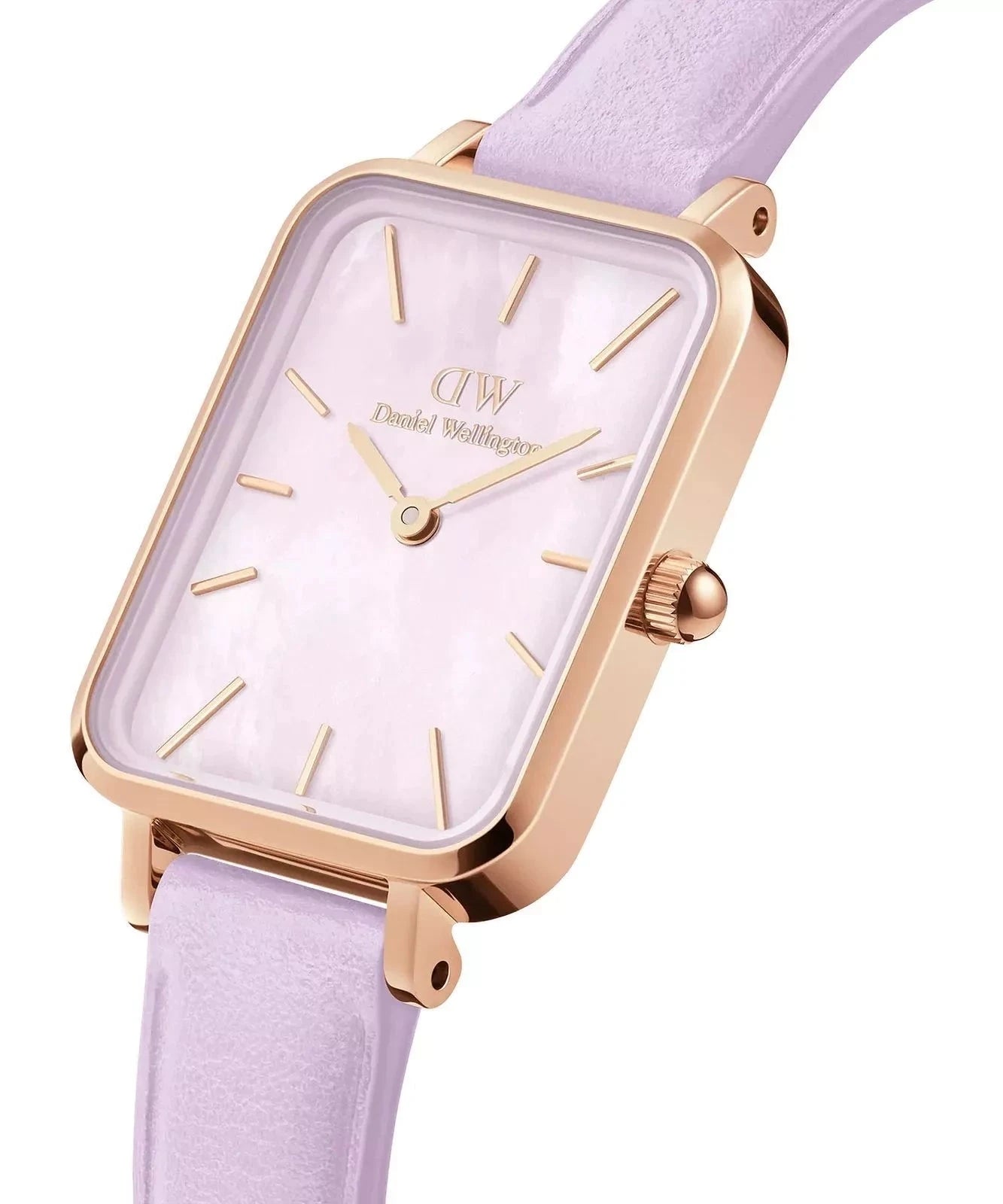 ZEGAREK DAMSKI DANIEL WELLINGTON Quadro Lavender Mop 20mm DW00100637 + BOX (zw521b) ZEGAREK DAMSKI DANIEL WELLINGTON Quadro Lavender Mop 20mm DW00100637 +  7315030048100