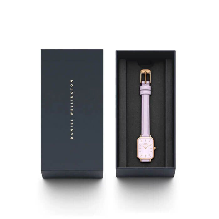 ZEGAREK DAMSKI DANIEL WELLINGTON Quadro Lavender Mop 20mm DW00100637 + BOX (zw521b) ZEGAREK DAMSKI DANIEL WELLINGTON Quadro Lavender Mop 20mm DW00100637 +  7315030048100