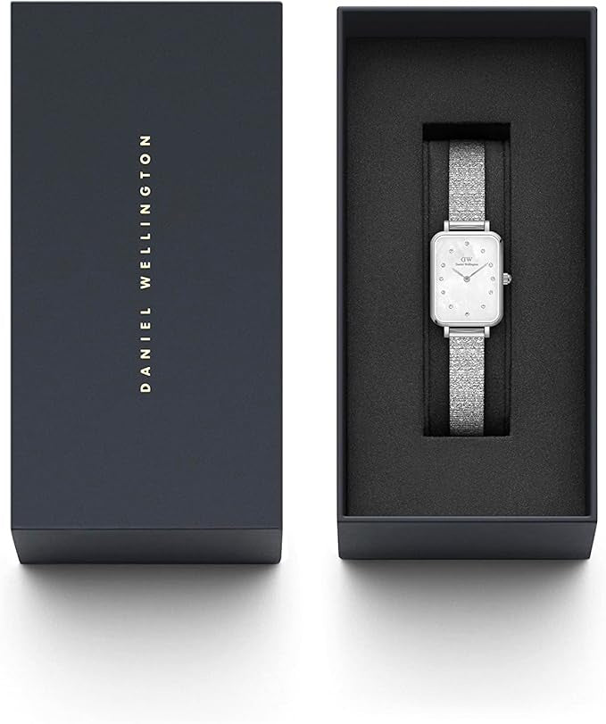 ZEGAREK DAMSKI DANIEL WELLINGTON Quadro Lumine Pressed Piano 20mm DW00100580 + BOX (zw519c) ZEGAREK DAMSKI DANIEL WELLINGTON Quadro Lumine Pressed Piano 20mm  7315030040920