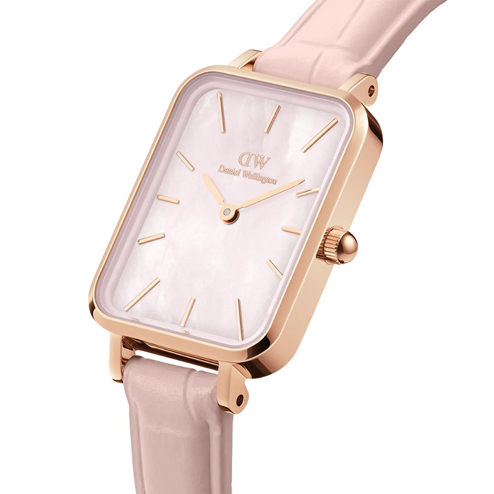 ZEGAREK DAMSKI DANIEL WELLINGTON Quadro Pressed Melrose Pearl 20mm DW00100508 + BOX (zw521a) ZEGAREK DAMSKI DANIEL WELLINGTON Quadro Pressed Melrose Pearl 20mm  7315030030563