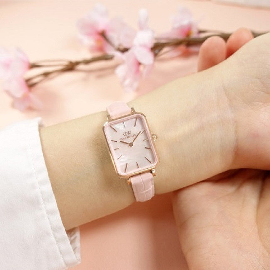 ZEGAREK DAMSKI DANIEL WELLINGTON Quadro Pressed Melrose Pearl 20mm DW00100508 + BOX (zw521a) ZEGAREK DAMSKI DANIEL WELLINGTON Quadro Pressed Melrose Pearl 20mm  7315030030563