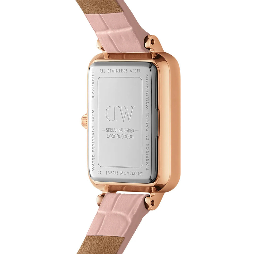 ZEGAREK DAMSKI DANIEL WELLINGTON Quadro Pressed Melrose Pearl 20mm DW00100508 + BOX (zw521a) ZEGAREK DAMSKI DANIEL WELLINGTON Quadro Pressed Melrose Pearl 20mm  7315030030563