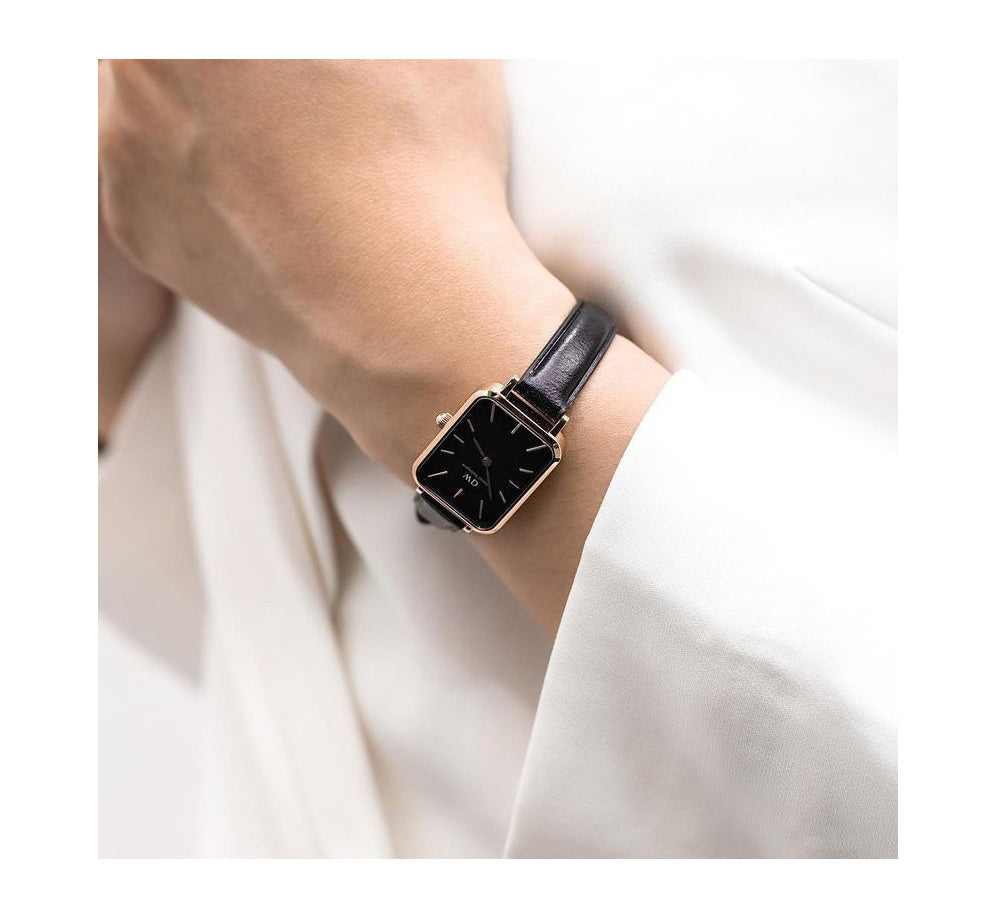 ZEGAREK DAMSKI DANIEL WELLINGTON Quadro Pressed Sheffield Gold 20mm DW00100560 + BOX ZEGAREK DAMSKI DANIEL WELLINGTON Quadro Pressed Sheffield Gold 20mm  7315030040098
