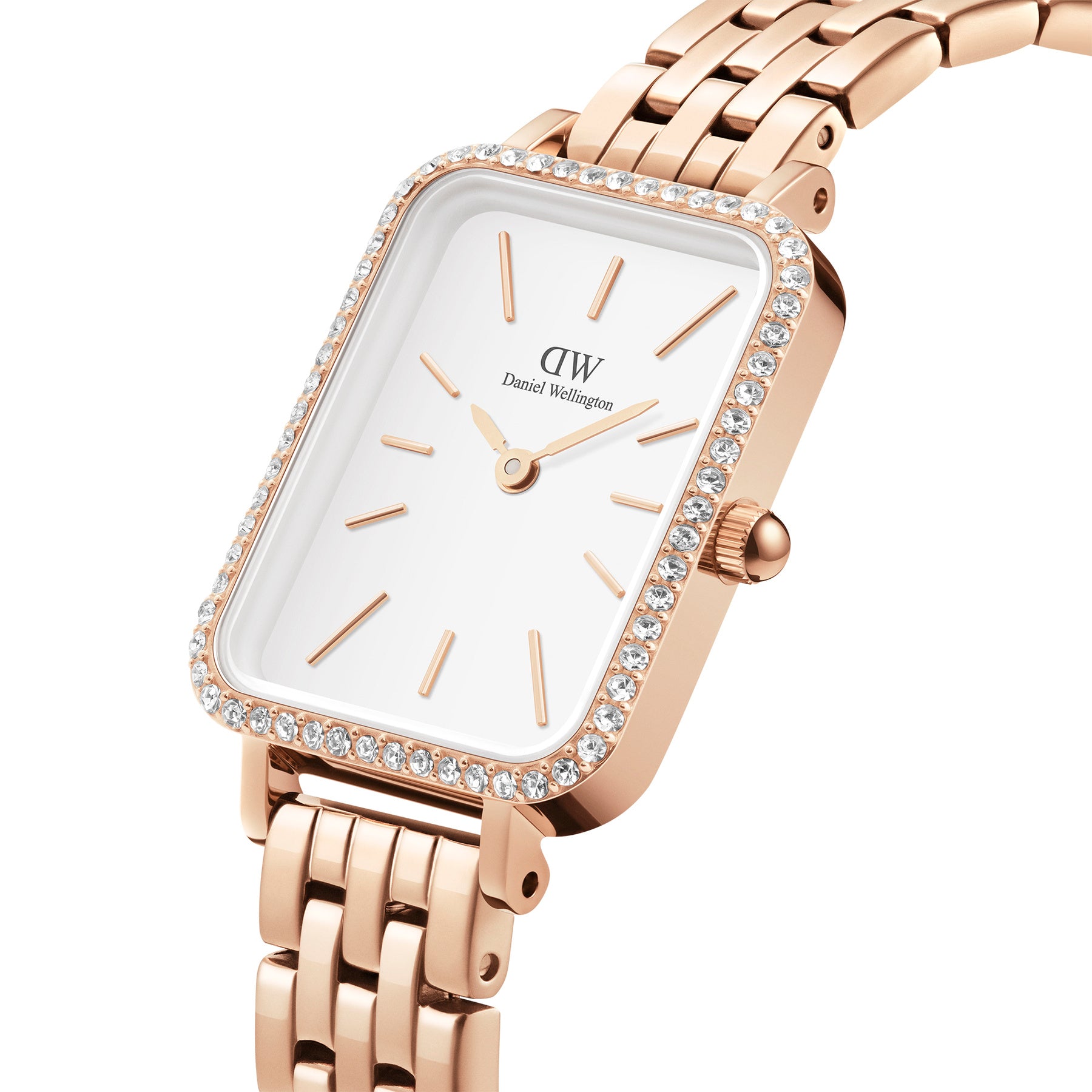 ZEGAREK DAMSKI DANIEL WELLINGTON Quadro Rose Gold DW00100672 + BOX (zw519h) ZEGAREK DAMSKI DANIEL WELLINGTON Quadro Rose Gold DW00100672 + BOX  7315030053692
