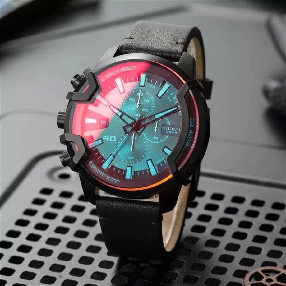 ZEGAREK MĘSKI DIESEL Griffed Chronograph DZ4519  + BOX ZEGAREK MĘSKI DIESEL Griffed Chronograph DZ4519  + BOX - Lorence 4053858619638