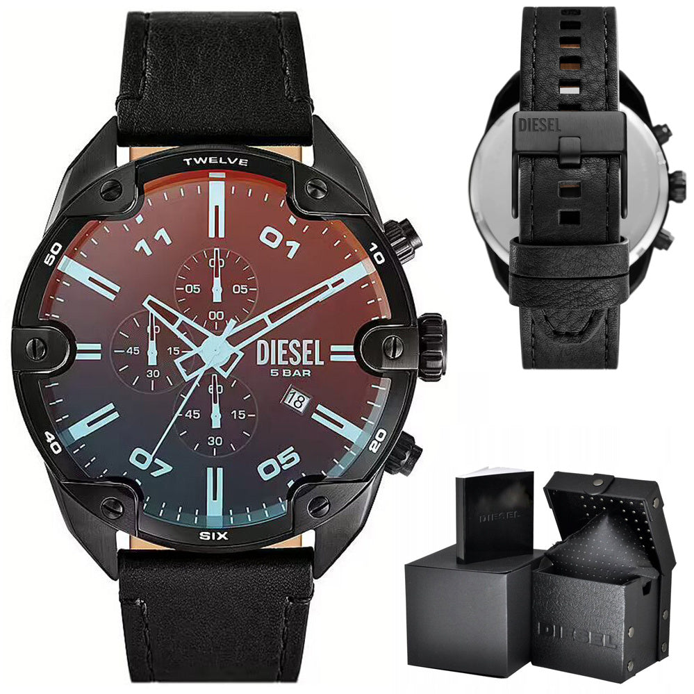 ZEGAREK MĘSKI DIESEL  Spiked Chronograph DZ4667 + BOX ZEGAREK MĘSKI DIESEL  Spiked Chronograph DZ4667 + BOX - Lorence 4064092280104