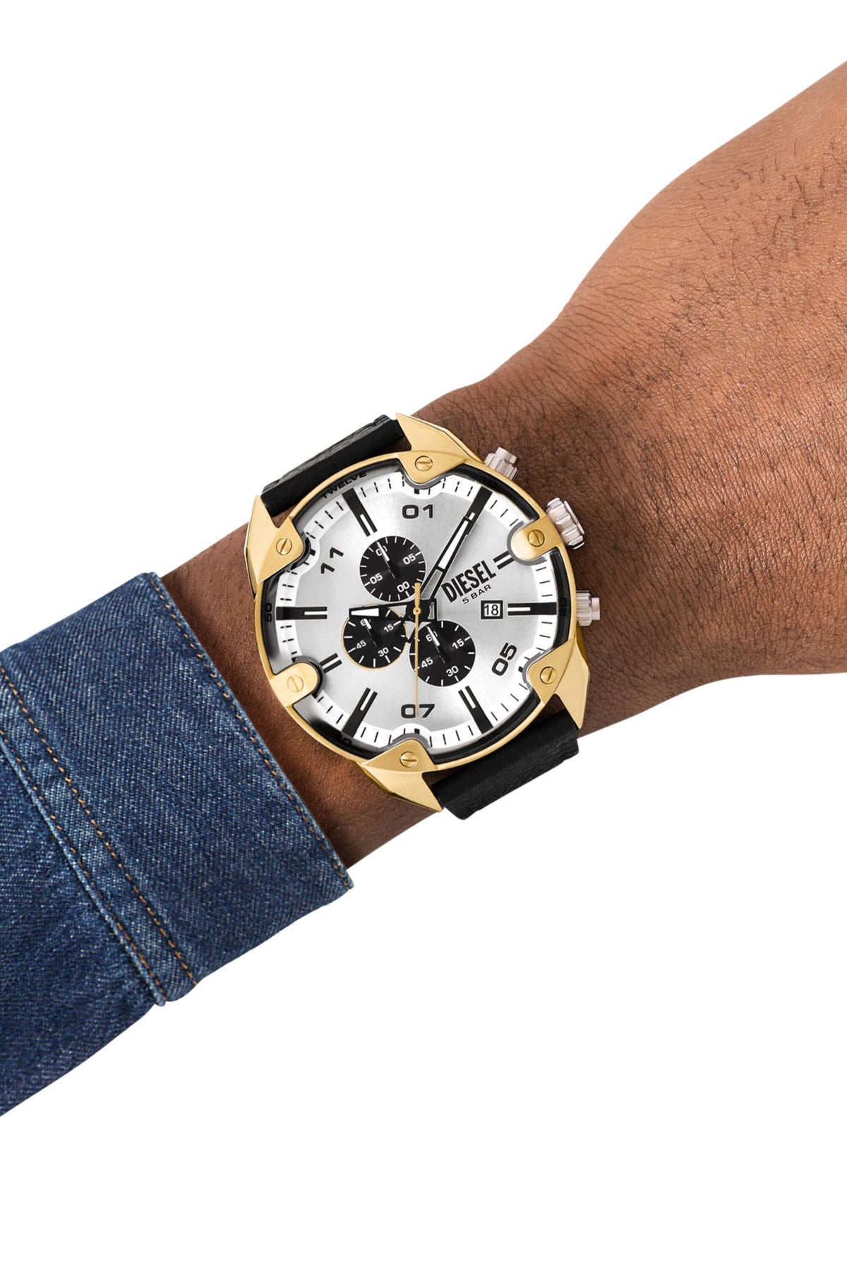 ZEGAREK MĘSKI DIESEL  Spiked Chronograph DZ4671 + BOX ZEGAREK MĘSKI DIESEL  Spiked Chronograph DZ4671 + BOX - Lorence 4064092305579