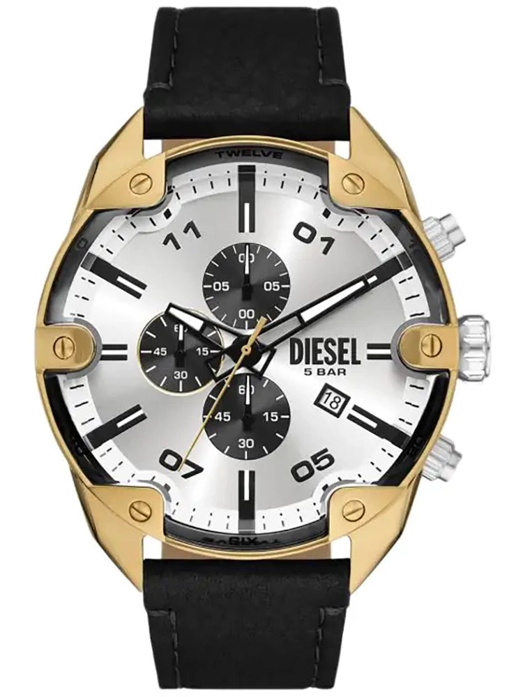 ZEGAREK MĘSKI DIESEL  Spiked Chronograph DZ4671 + BOX ZEGAREK MĘSKI DIESEL  Spiked Chronograph DZ4671 + BOX - Lorence 4064092305579