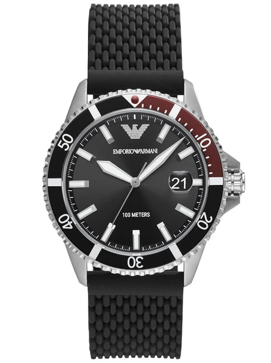 ZEGAREK MĘSKI EMPORIO ARMANI AR11341 - DIVER (zi043a) ZEGAREK MĘSKI EMPORIO ARMANI AR11341 - DIVER (zi043a) - Lorence 4064092012255
