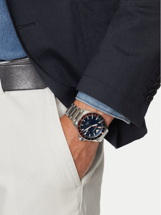 ZEGAREK MĘSKI EMPORIO ARMANI AR11590 - Diver GMT (zi112b) ZEGAREK MĘSKI EMPORIO ARMANI AR11590 - Diver GMT (zi112b) - Lorence 4064092263251
