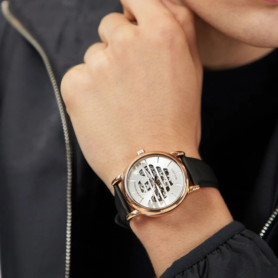 ZEGAREK MĘSKI EMPORIO ARMANI LUIGI AUTOMATIC AR60031 + BOX (zi062b) ZEGAREK MĘSKI EMPORIO ARMANI LUIGI AUTOMATIC AR60031 + BOX (zi062b) -  723763292184