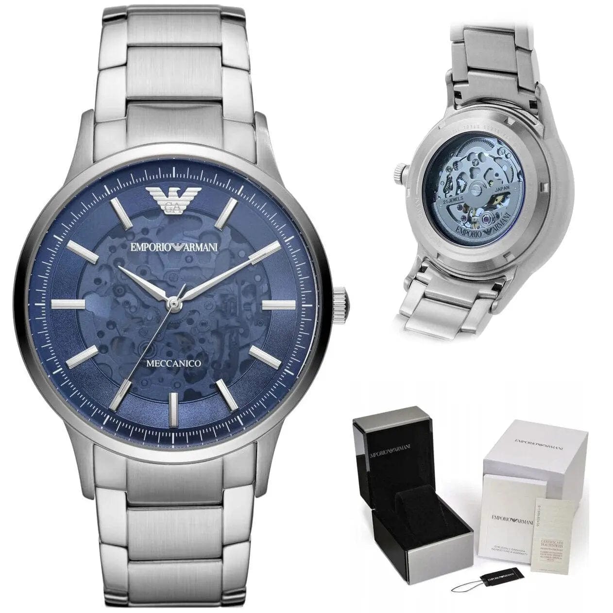 Zegarek Męski Emporio Armani Skeleton Automatic AR60037 Zegarek Męski Emporio Armani Skeleton Automatic AR60037 - Lorence 723763295390