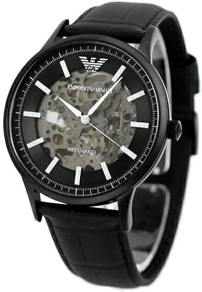 Emporio Armani Zegarek męski EMPORIO ARMANI SKELETON AUTOMATIC AR60042