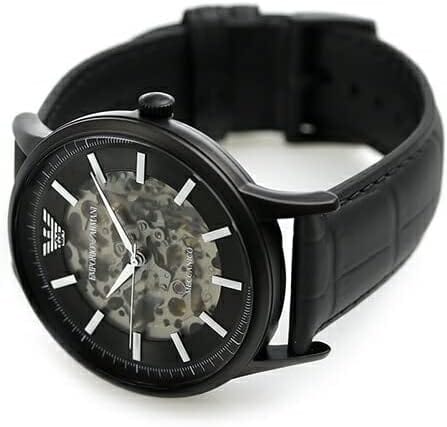 Emporio Armani Zegarek męski EMPORIO ARMANI SKELETON AUTOMATIC AR60042