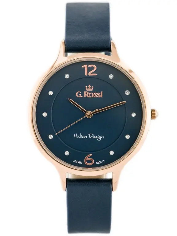 ZEGAREK DAMSKI G. ROSSI - 10411A-6F3 NA PASKU  (zg714g) + BOX ZEGAREK DAMSKI G. ROSSI - 10411A-6F3 NA PASKU  (zg714g) + BOX -  5900148014486