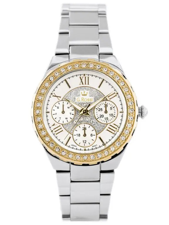 ZEGAREK G. ROSSI - ALORE (zg646f) bicolor + BOX ZEGAREK G. ROSSI - ALORE (zg646f) bicolor + BOX - Lorence 5900148013076