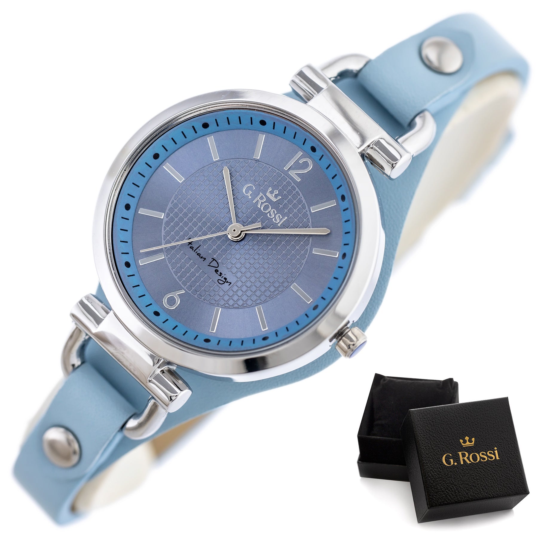 ZEGAREK G. ROSSI  LESTI NA PASKU zg631c + BOX ZEGAREK G. ROSSI  LESTI NA PASKU zg631c + BOX - Lorence 5900148056301