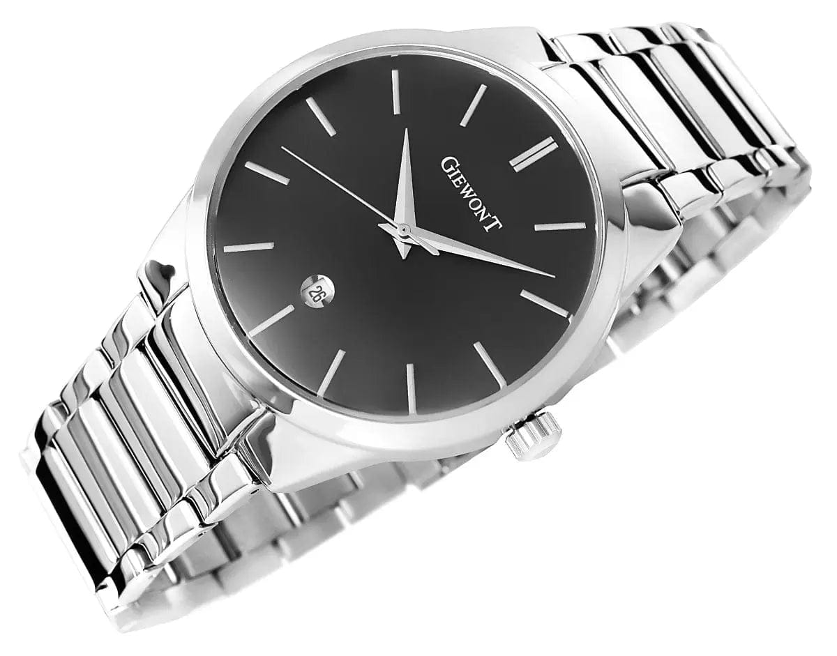Zegarek Męski Giewont Timeless GW4290-2 Silver/black Zegarek Męski Giewont Timeless GW4290-2 Silver/black - Lorence 5904665272541