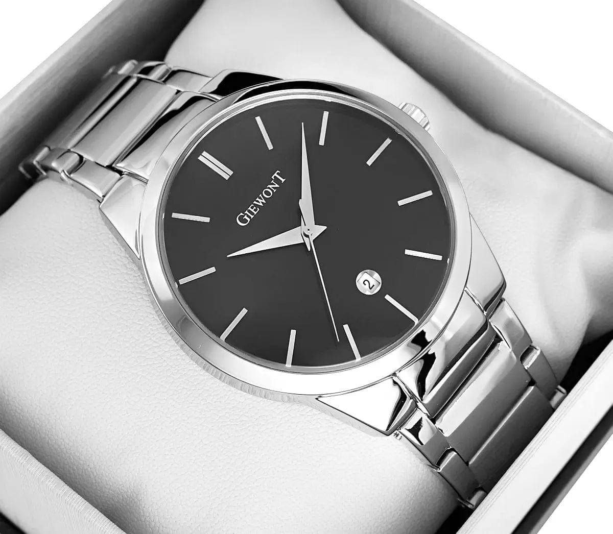 Zegarek Męski Giewont Timeless GW4290-2 Silver/black Zegarek Męski Giewont Timeless GW4290-2 Silver/black - Lorence 5904665272541