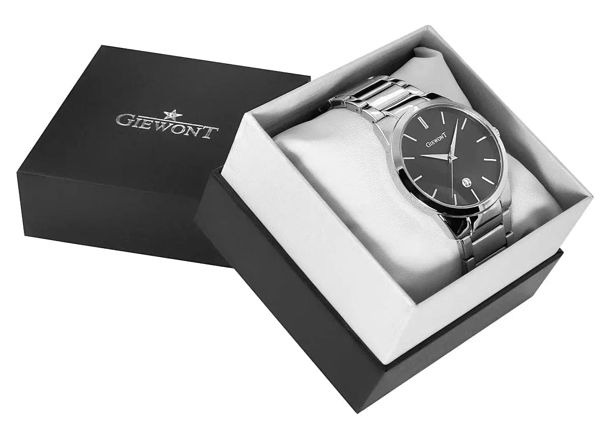 Zegarek Męski Giewont Timeless GW4290-2 Silver/black Zegarek Męski Giewont Timeless GW4290-2 Silver/black - Lorence 5904665272541
