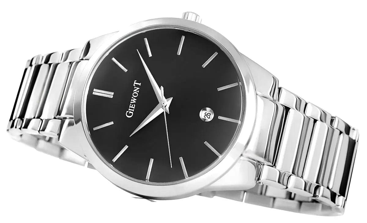 Zegarek Męski Giewont Timeless GW4290-2 Silver/black Zegarek Męski Giewont Timeless GW4290-2 Silver/black - Lorence 5904665272541