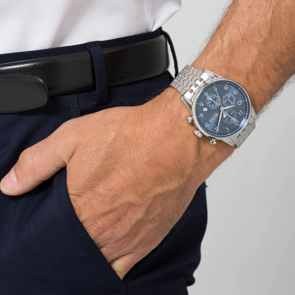 ZEGAREK MĘSKI HUGO BOSS 1513498 - NAVIGATOR (zh034c) ZEGAREK MĘSKI HUGO BOSS 1513498 - NAVIGATOR (zh034c) - Lorence 7613272234351