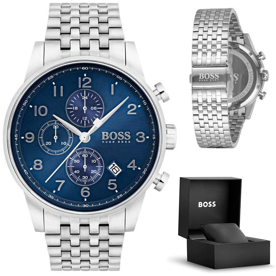 ZEGAREK MĘSKI HUGO BOSS 1513498 - NAVIGATOR (zh034c) ZEGAREK MĘSKI HUGO BOSS 1513498 - NAVIGATOR (zh034c) - Lorence 7613272234351