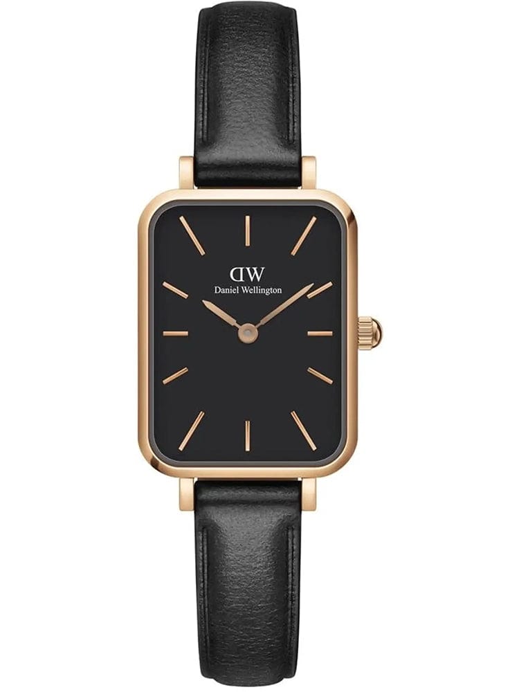 Lorence ZEGAREK DAMSKI DANIEL WELLINGTON DW00100435 - Quadro Pressed Sheffield Rose Gold 20mm